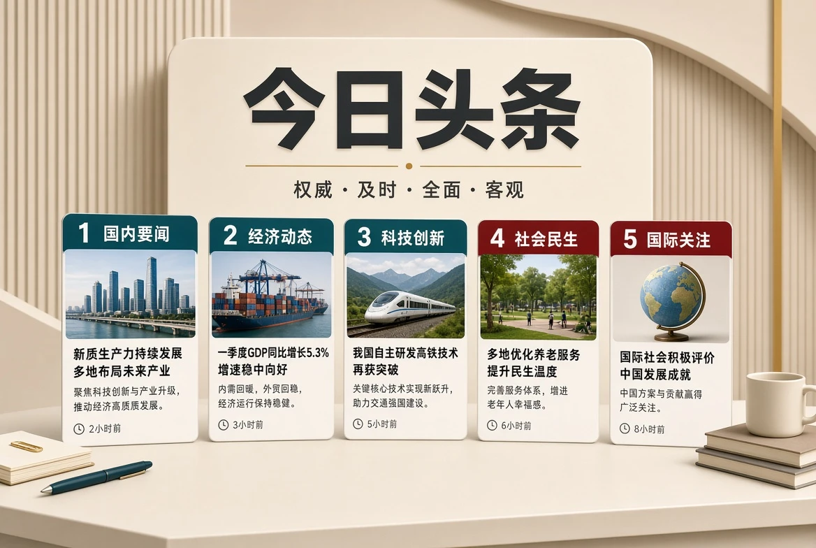 资讯速览栏目配图